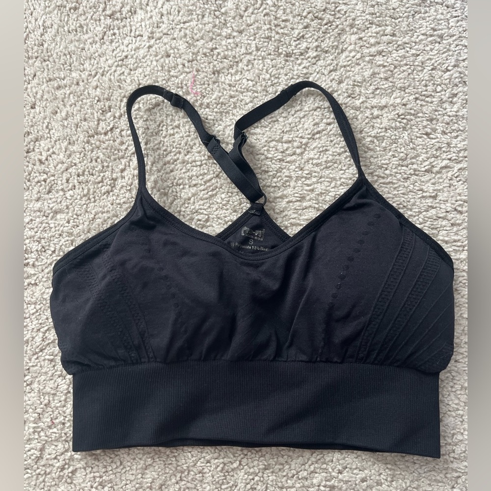 Pro-Fit black sports bra